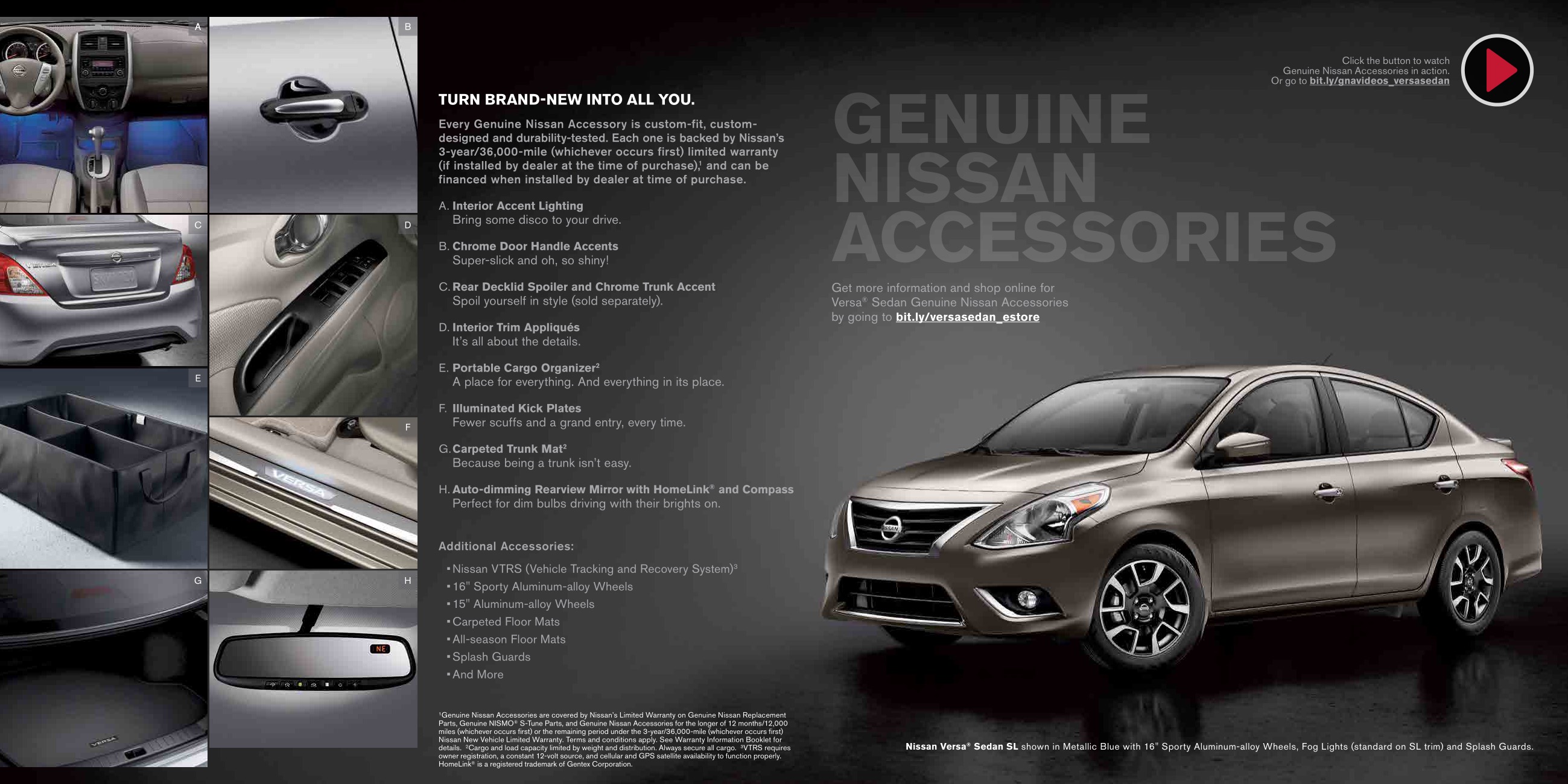 2016 Nissan Versa Sedan Brochure Page 17